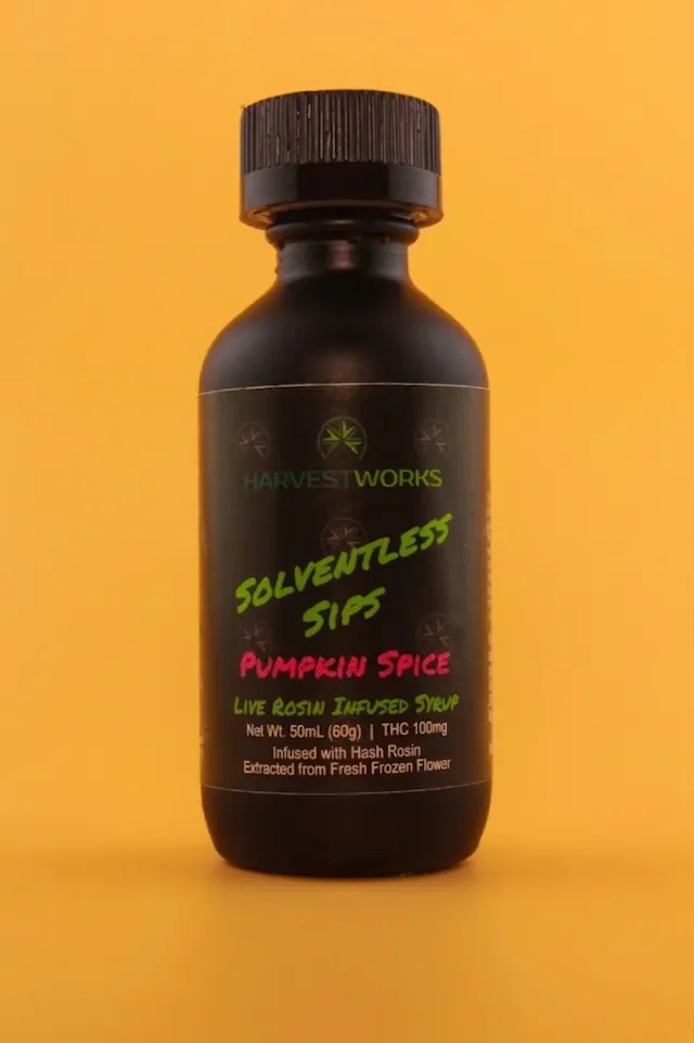 HarvestWorks Solventless Sips Pumpkin Spice 2.5ml/100mg (drinks, 1g)