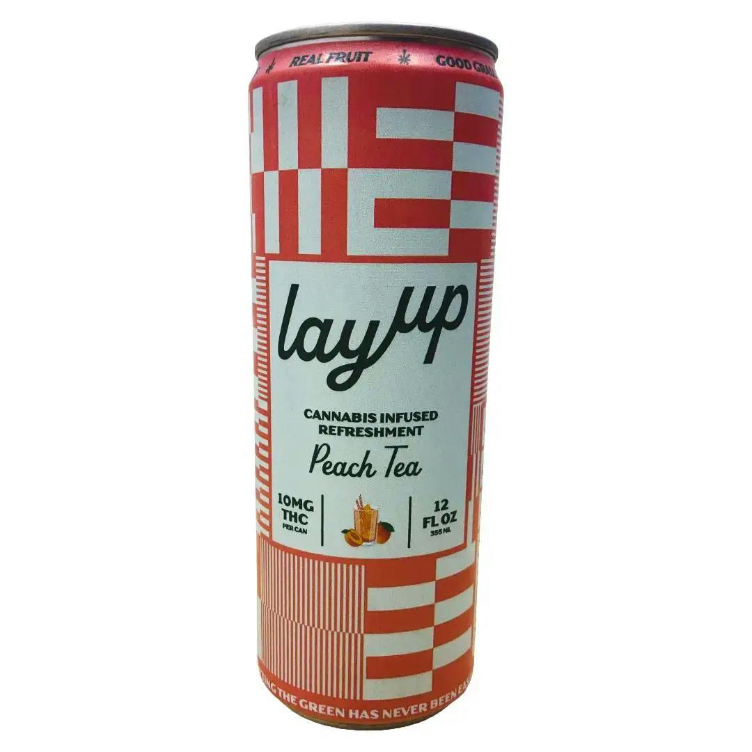 LayUp | Peach Tea Lemonade 12oz Single Can | 10mg