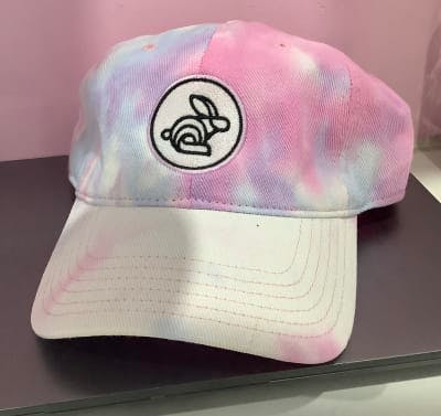 [BEENTRILL]★TIE-DYE BALL CAP Tie Dye Printed Baseball Hat - Dark Multi – Knobs SF