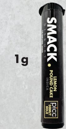 Product Smack - Lemon Pound Cake - 1g - Infused Preroll