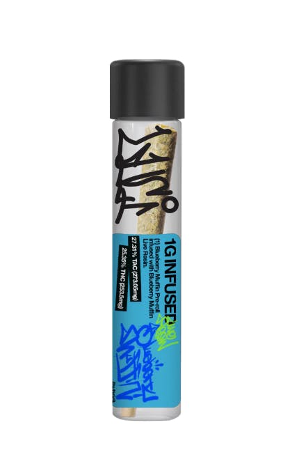 Pre-Roll | Luci | Live Resin Infused | Blueberry Muffin | 1g