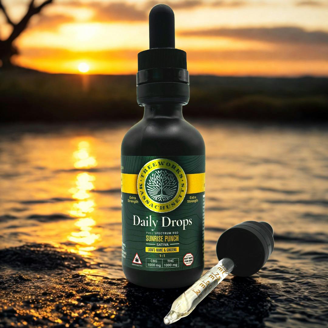 Daily Drops | Sunrise Punch | 1:1 THC : CBG | RSO | 50ml image 0