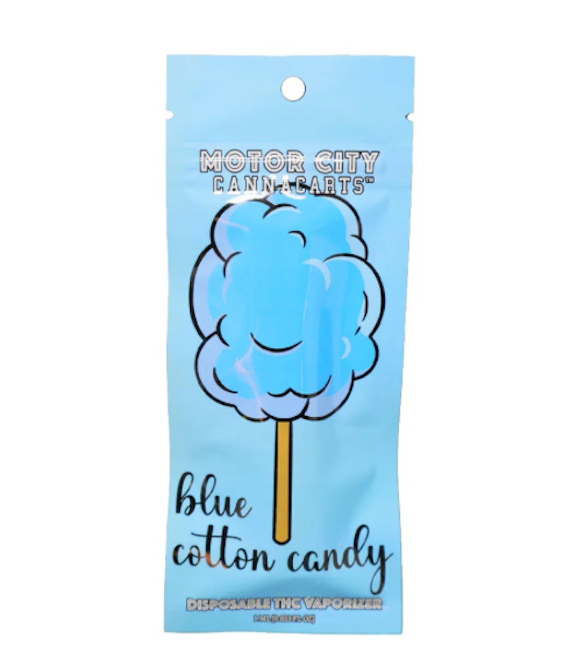 Motor City Cannacarts - Blue Cotton Candy Disposable