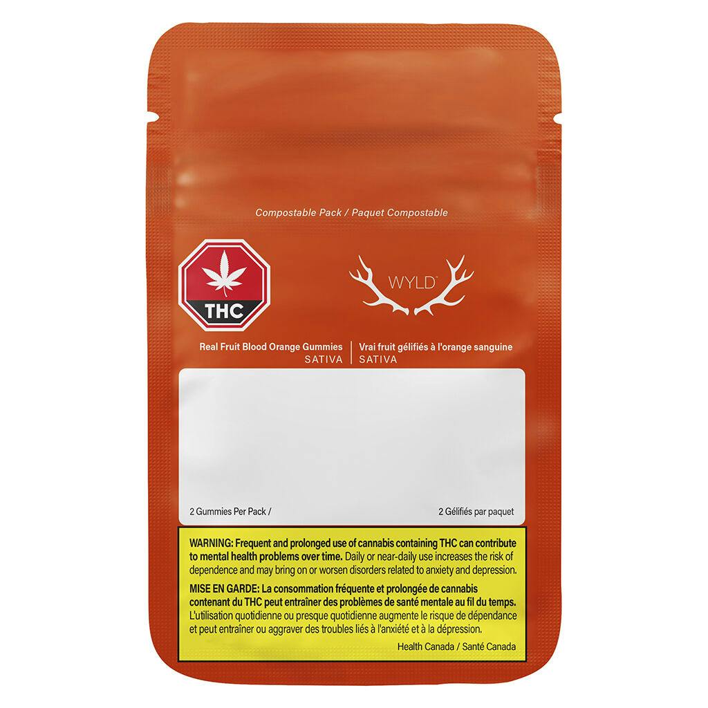 Wyld - real fruit blood orange 3:1 cbc:thc - 2 pack-0