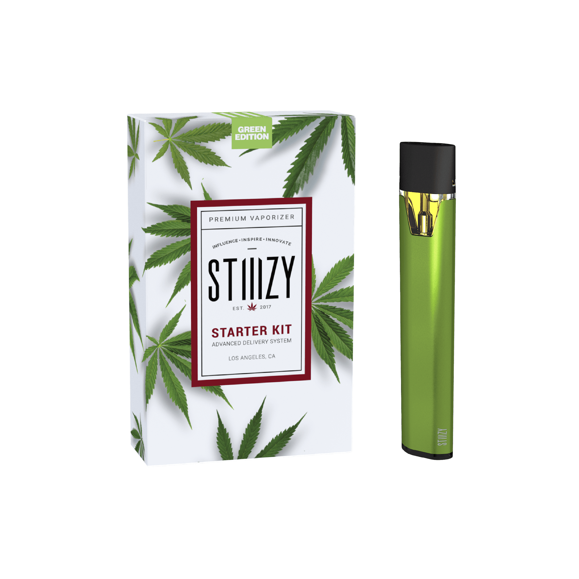 Stiiizy Neon Green Battery Starter Kit