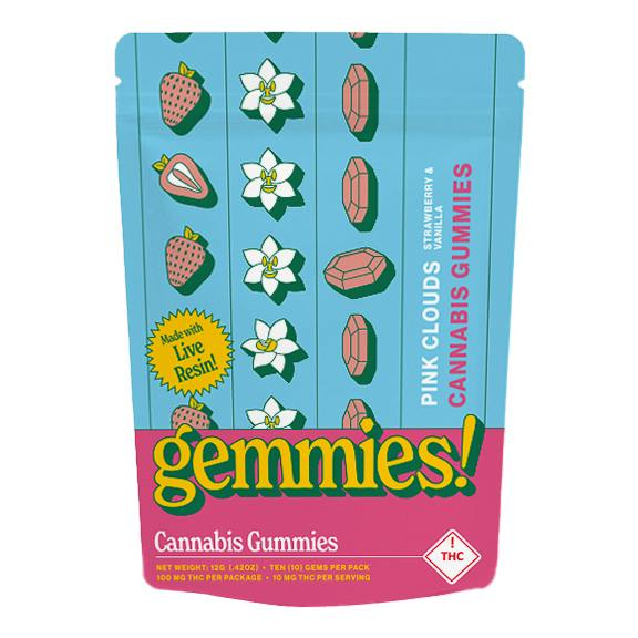 Gemmies | 100mg Gummies l Pink Clouds (Indica)