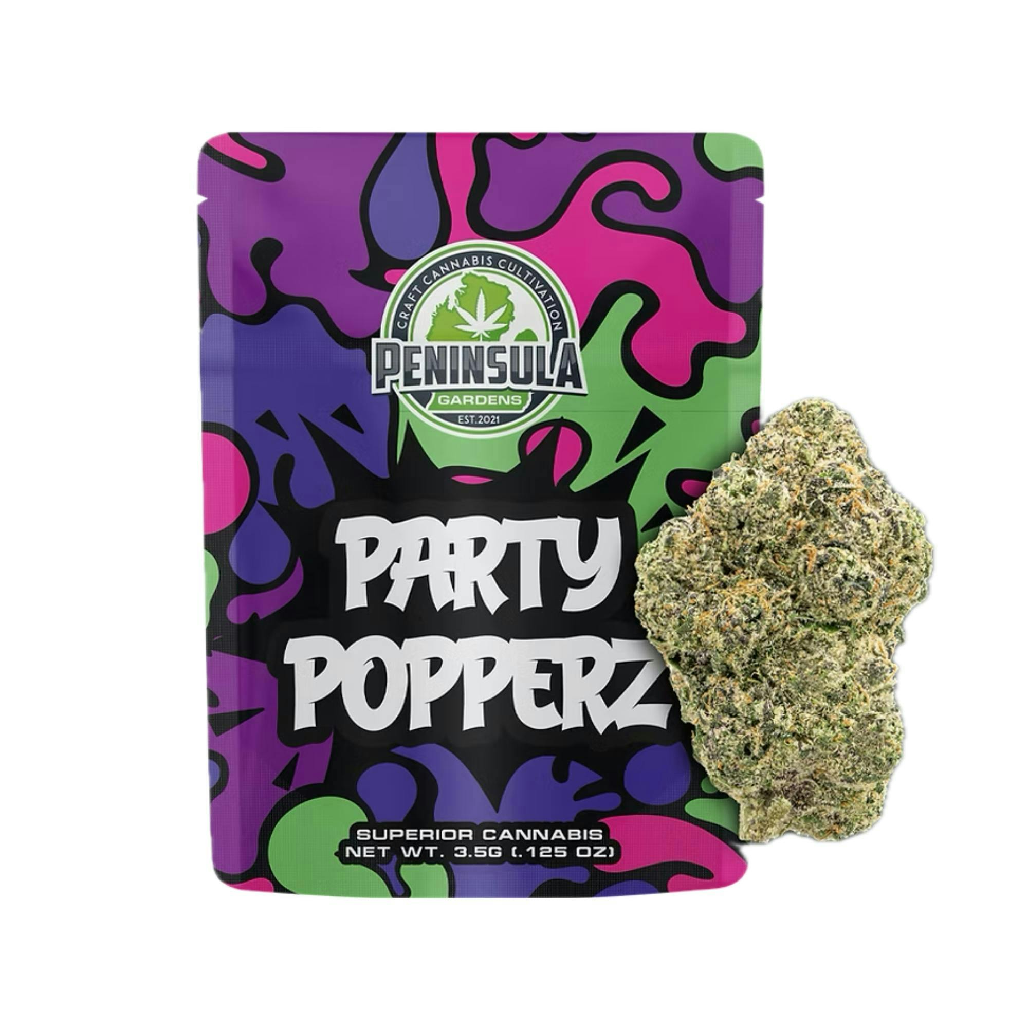 PENINSULA GARDENS | PARTY POPPERZ - PRE PACK SATIVA-HYBRID