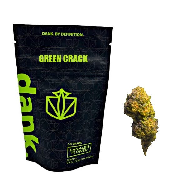 Dank Green Crack Flower 3.5g - Sacred Bloom | Cannabis Dispensary ...