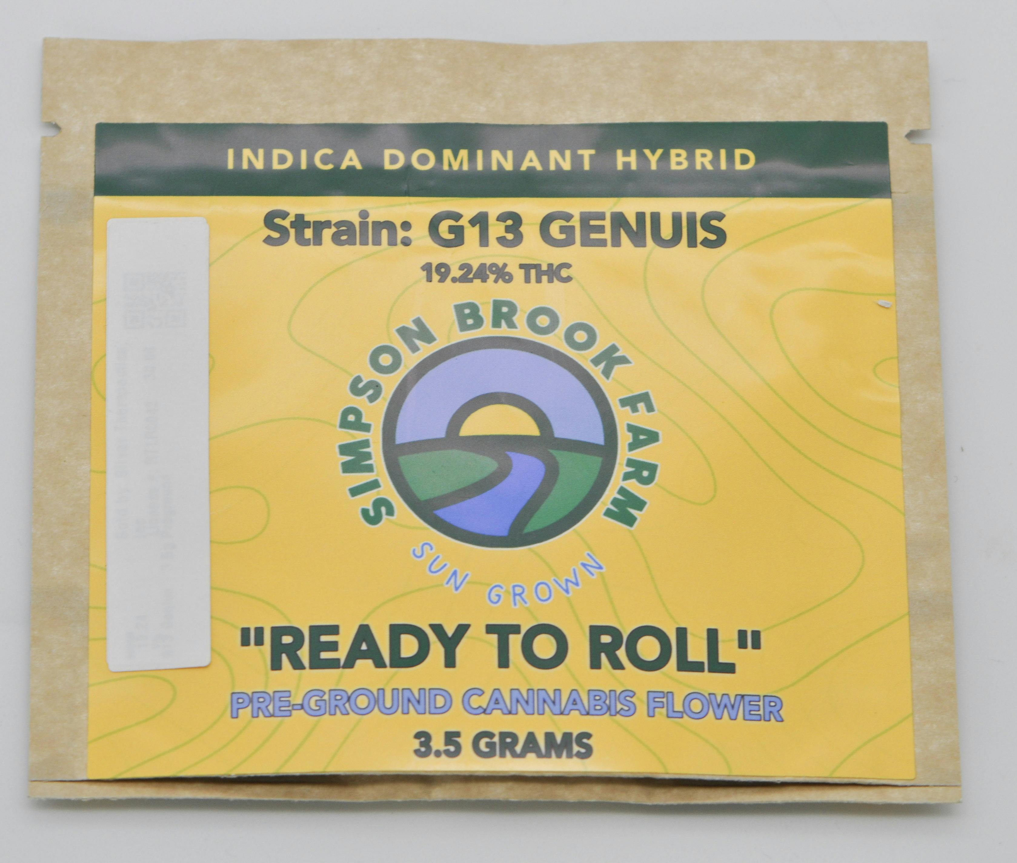 image of G13 Genius | 3.5g Pre Ground Flower