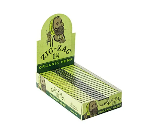 ZIG- ZAG | Organic Hemp Papers | 1 1/4  Size – | 50 per Pack-1