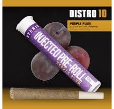 Product: Distro 10 | Purple Plum | Infused Pre-roll Hybrid