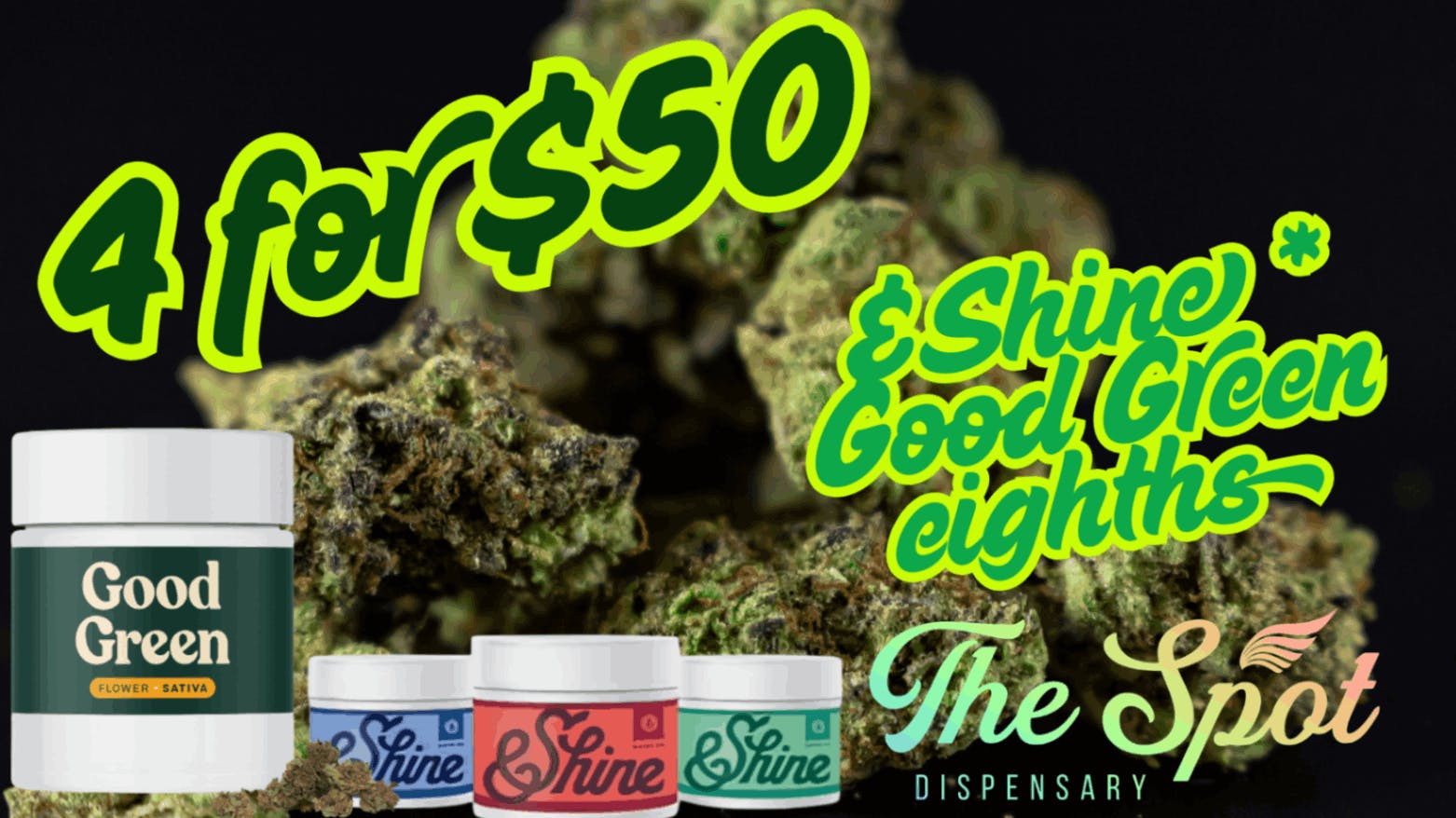 ✨ “Shine & Dime Eighths – 4 for $50! 🌿