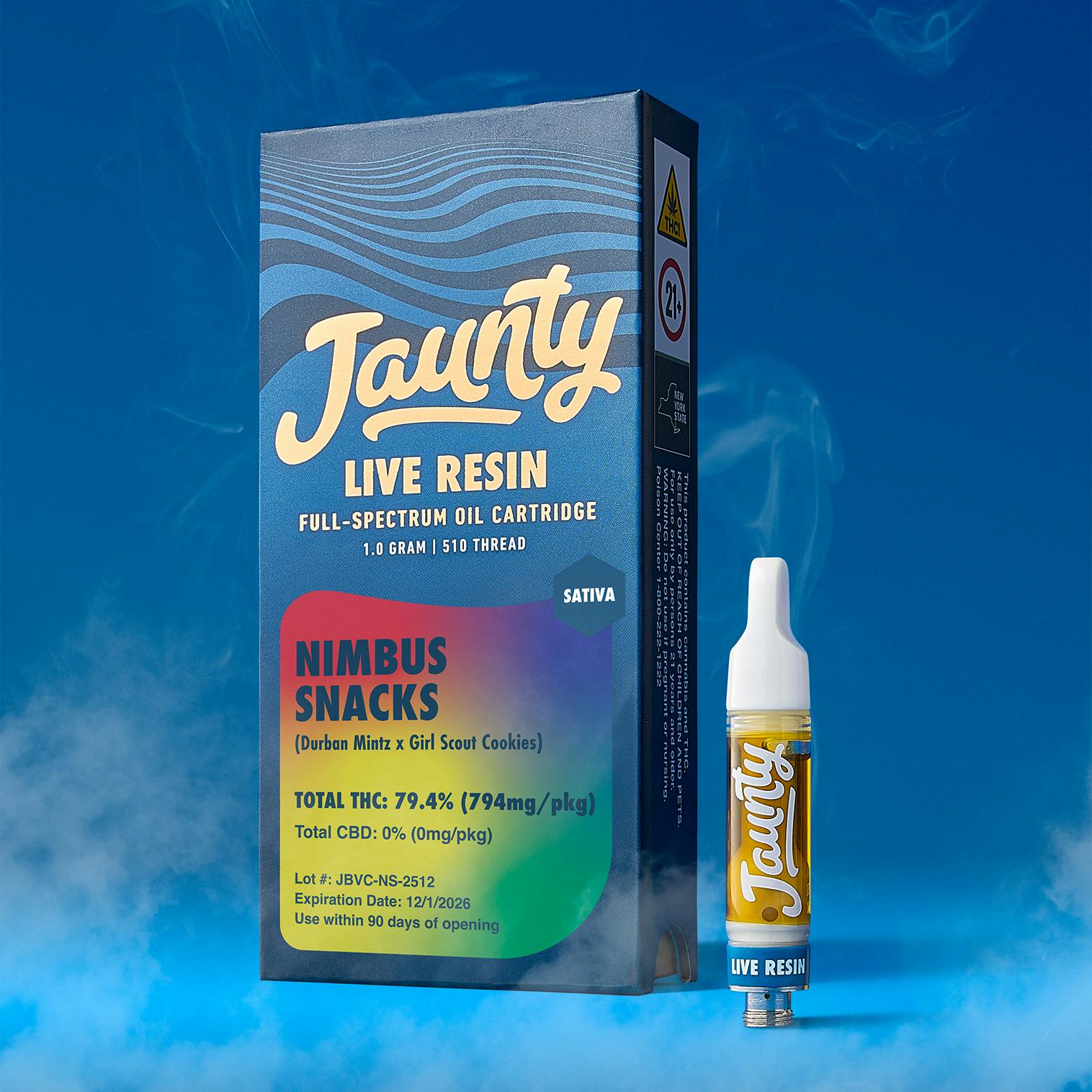 Product 510 Live Resin | Nimbus Snacks (S) | 1g | Jaunty