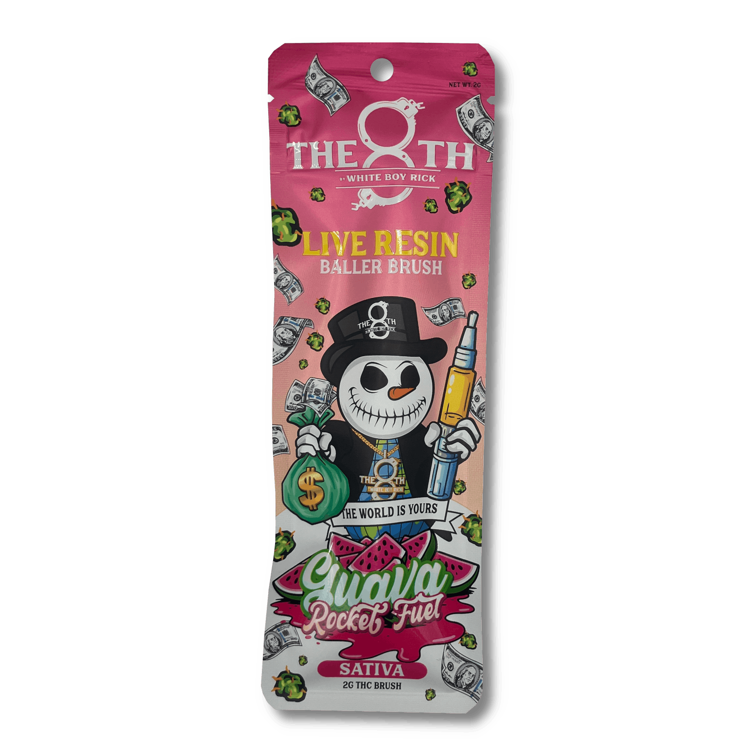 White Boy Rick | Live Resin Baller Brush - 2g - Guava Rocket