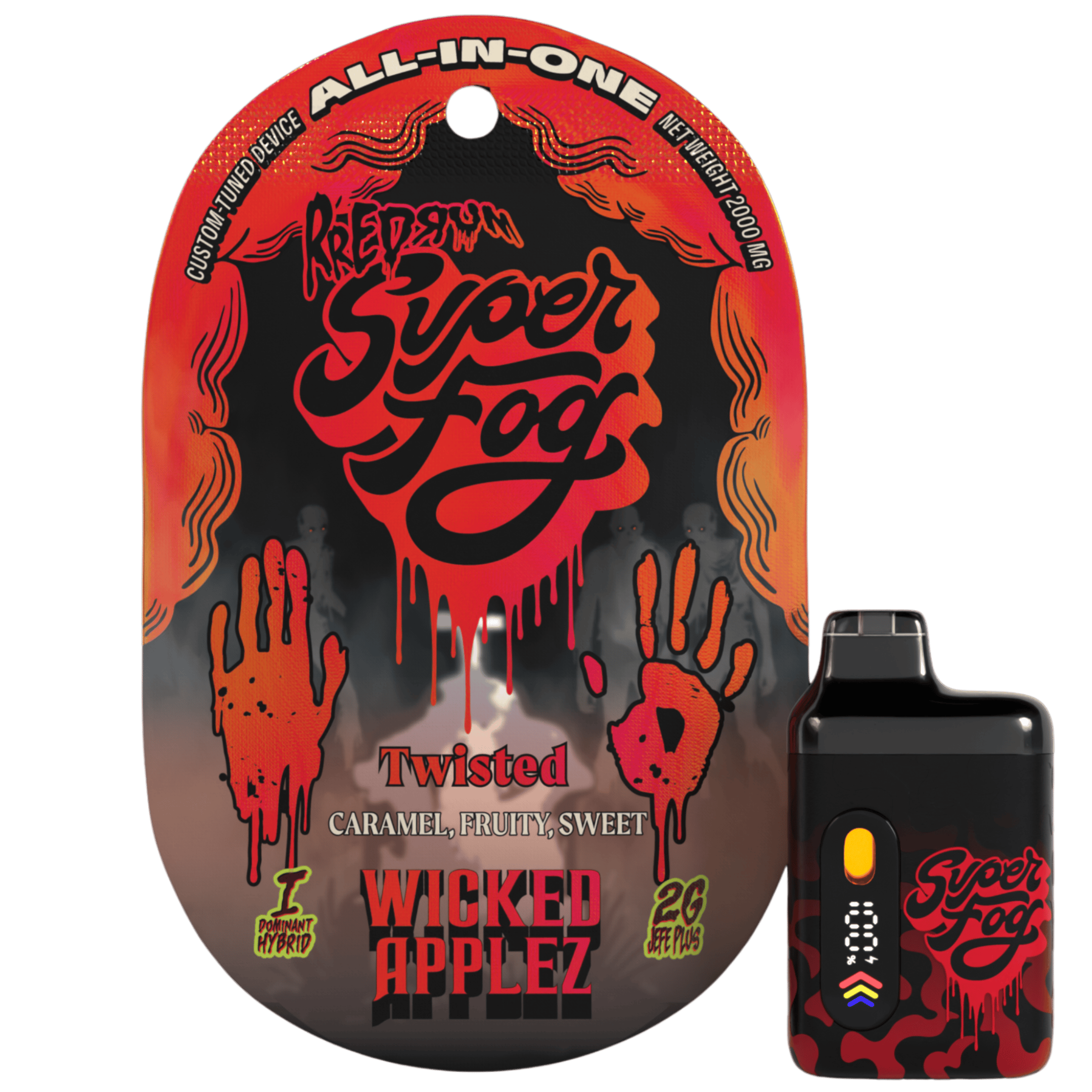TWISTED Wicked Applez Jefe Plus 2GXL - (Rredrum Halloween Limited Edition)