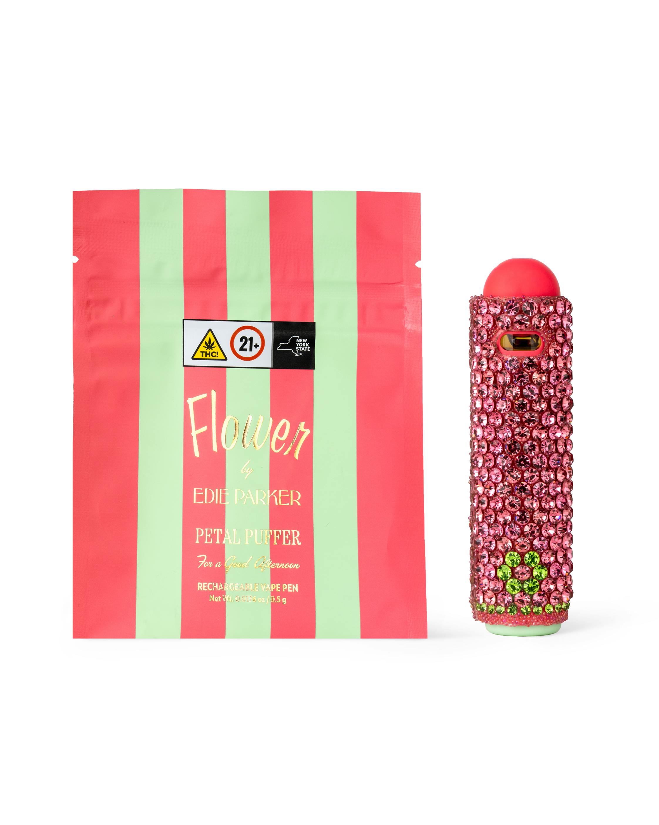 Shop Edie Parker Good Afternoon Petal Puffer LEMON WATERMELON | AIO in  Hudson