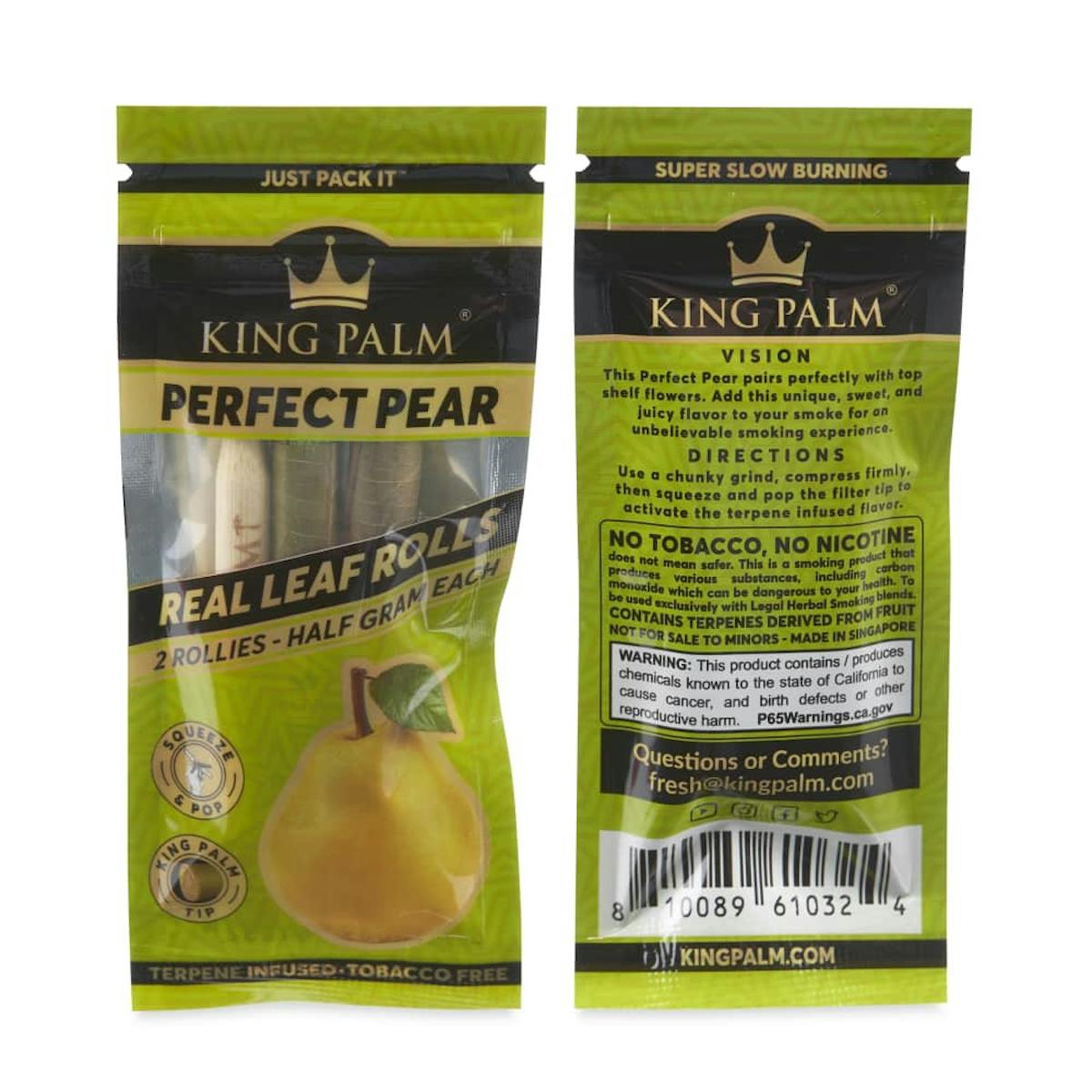 Image of Perfect Pear | 0.5g “Rollie” King Palm 2pk