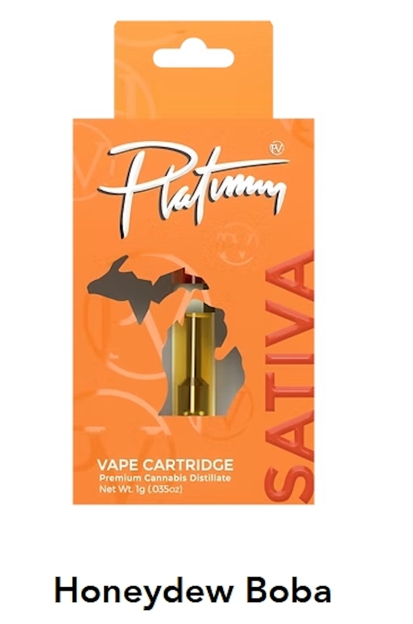 Platinum Vape 510 Cartridge | Honeydew Boba