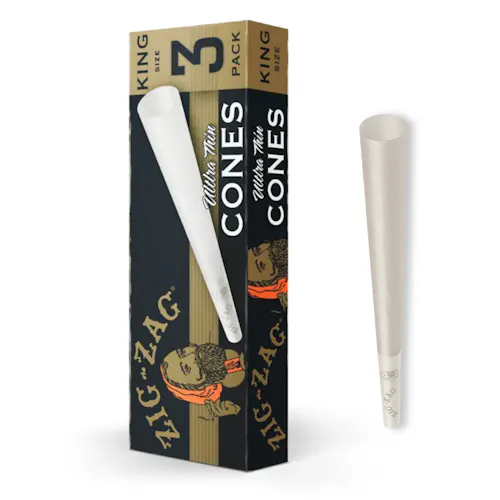 Zig Zag King Size Pre Rolled Cones-active