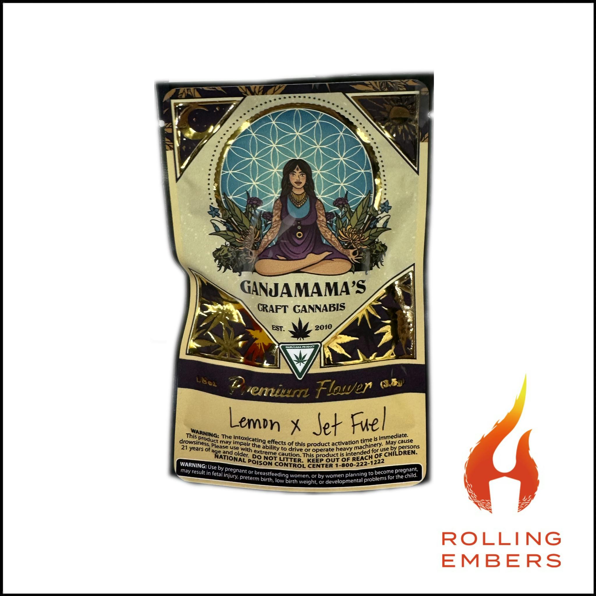Ganjamama's | Rainbow Sherbet | Pre-Pack | Rolling Embers