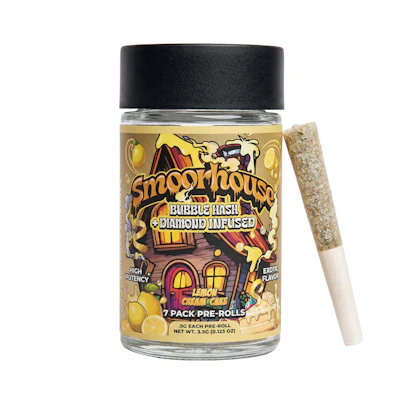Smoorhouse - 7-Pack .5g Infused Prerolls - Lemon Cream Cake