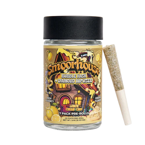 Smoorhouse - 7-Pack .5g Infused Prerolls - Lemon Cream Cake
