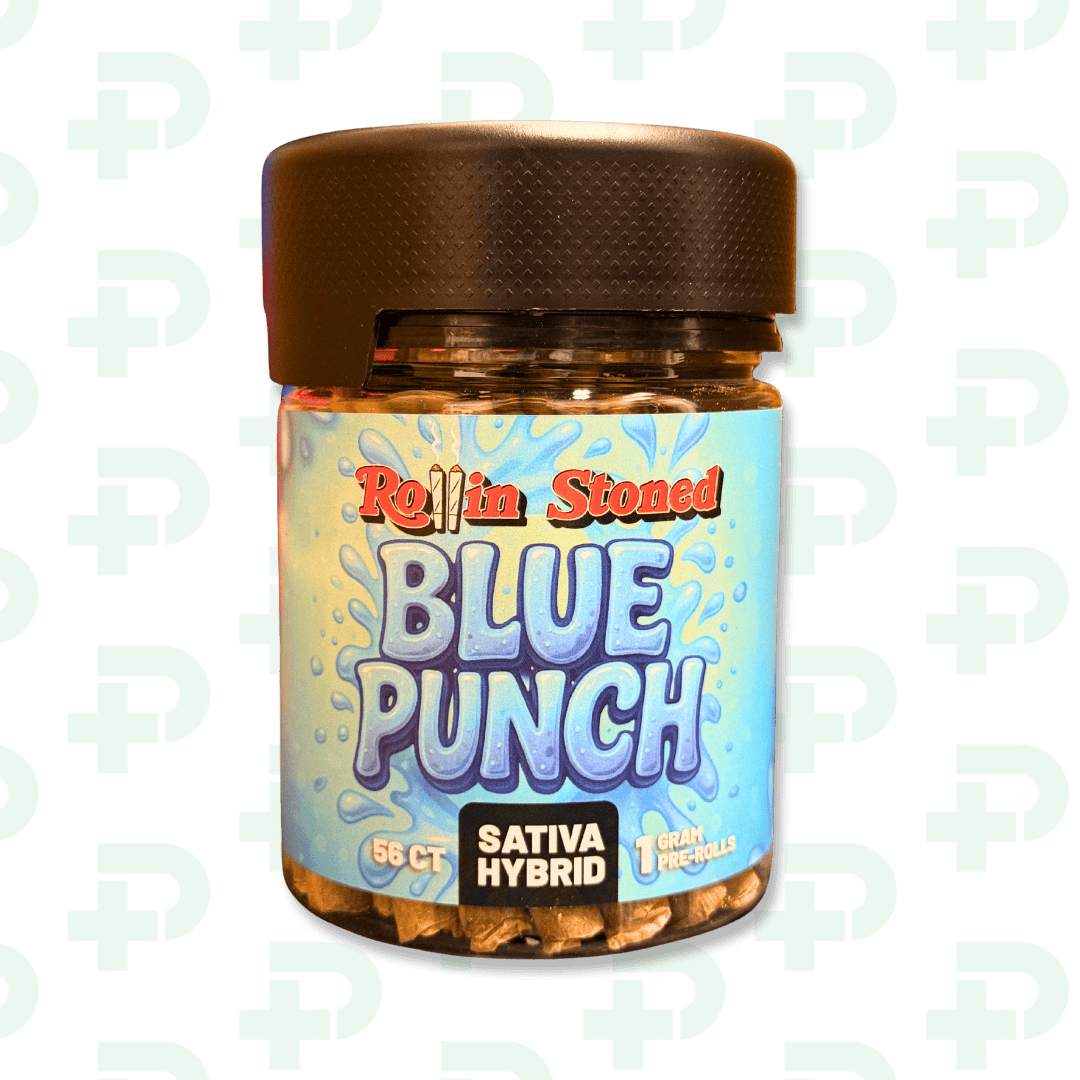 Rollin Stoned - 56-Pack Preroll - Blue Punch
