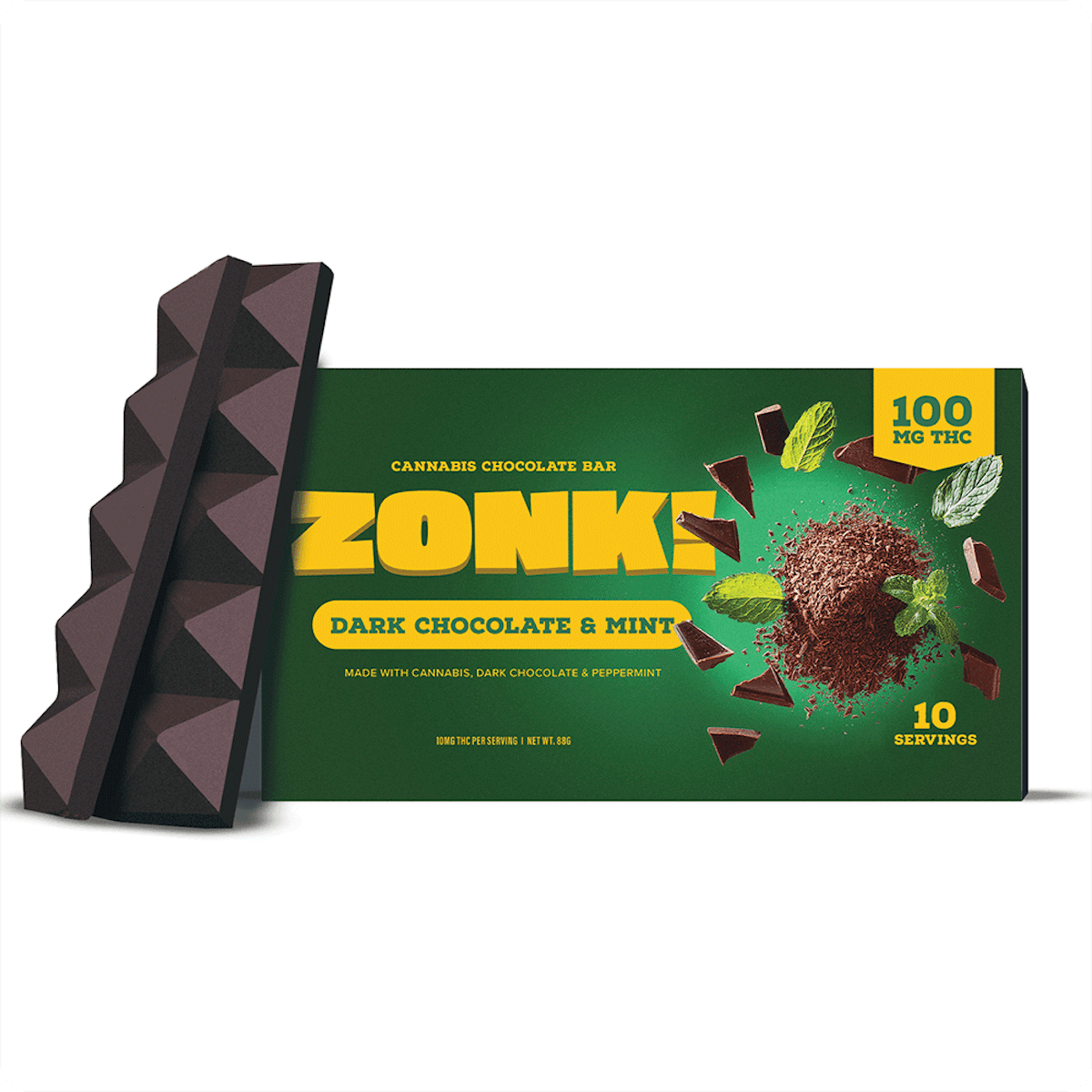 Photo of Zonk | Dark Chocolate & Mint | Chocolate Bar 100mg