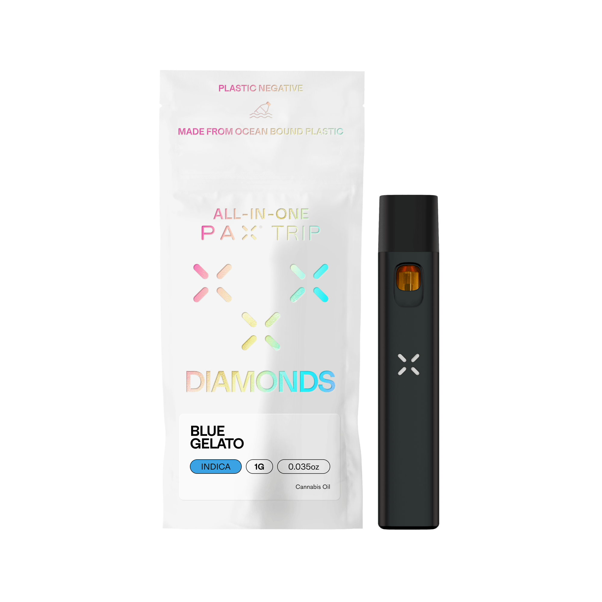 PAX | Blue Gelato w/ Diamonds | Disposable Vape | 1g