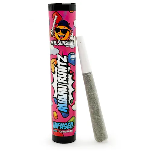 Mr. Sunshine - 1.2g Infused Preroll - Miami Runtz - Exclusive Cannabis ...
