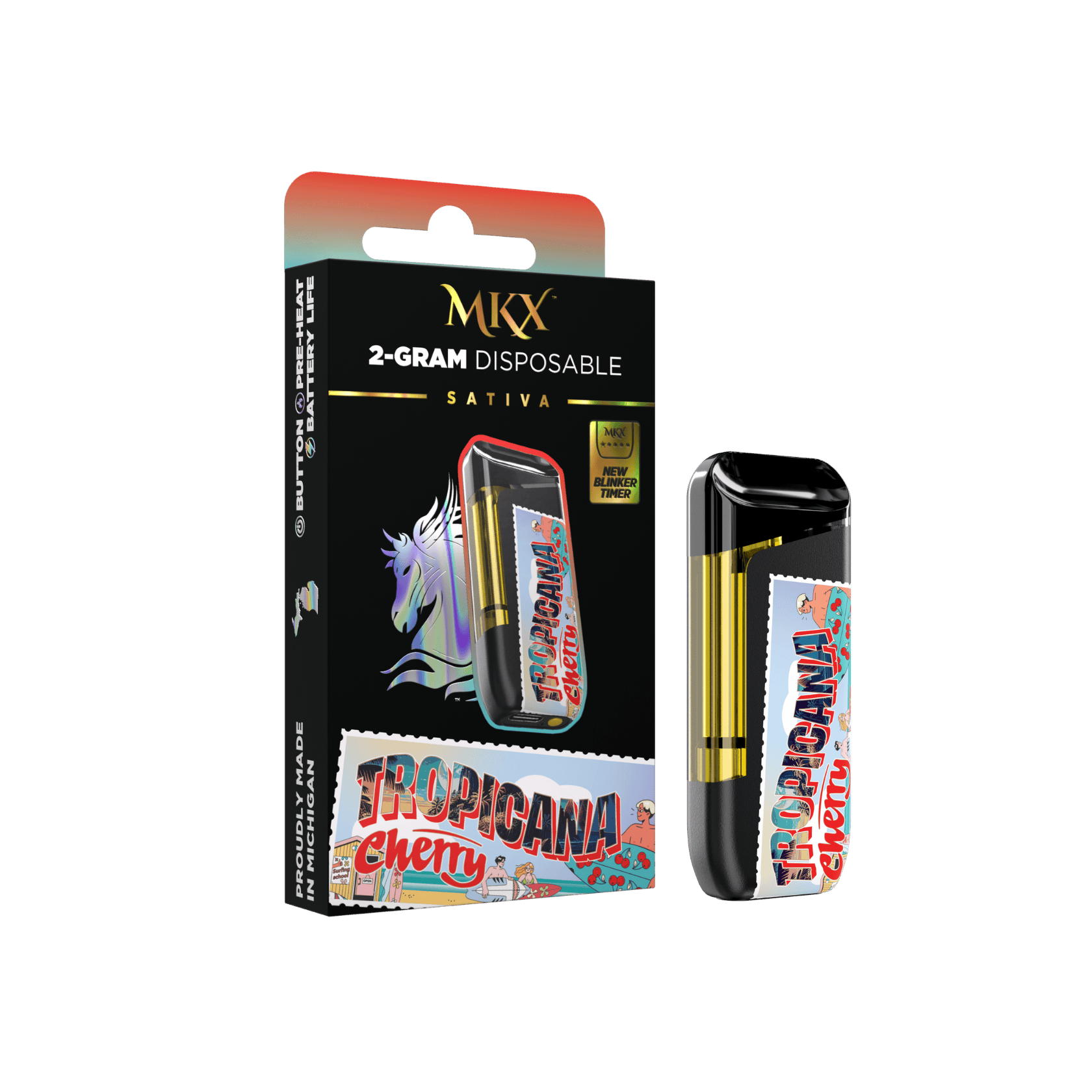2g MKX Disposable - Tropicana Cherry 2g Disposable - Sativa