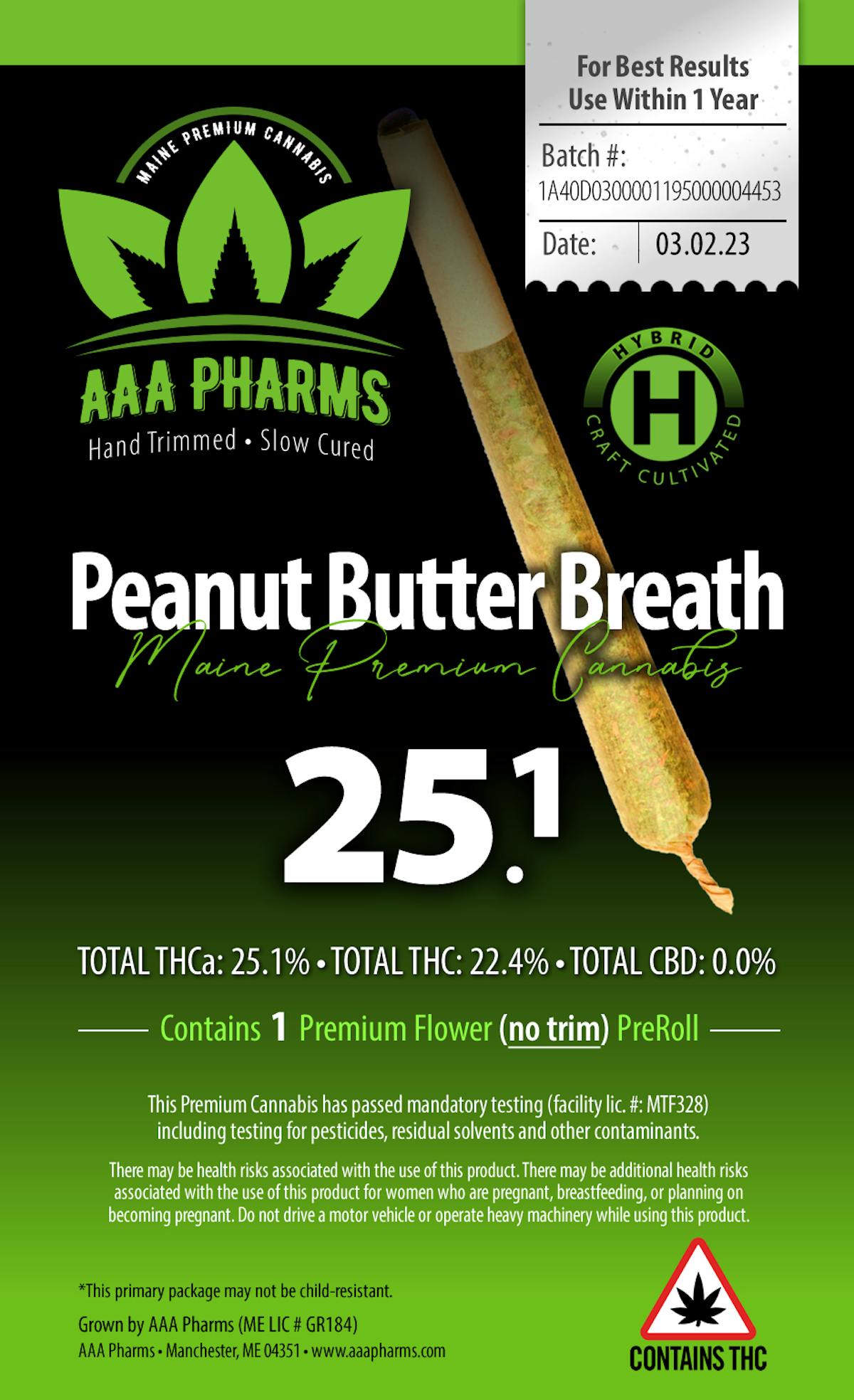 Image of Peanut Butter Breath | 1g