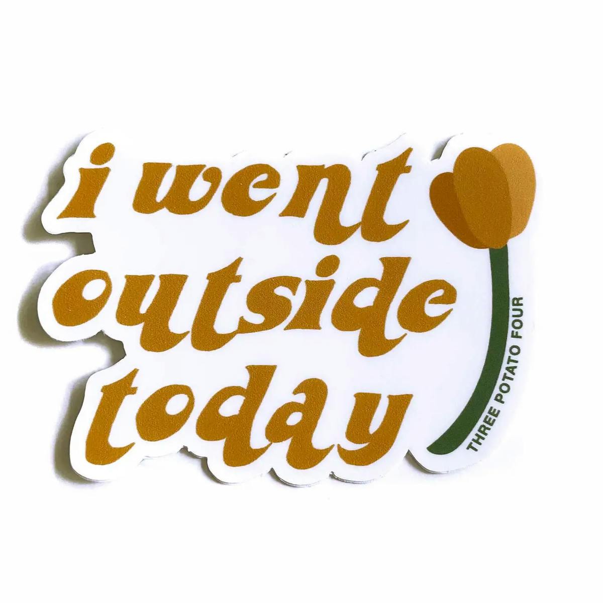 Image of Sticker | I went outside today