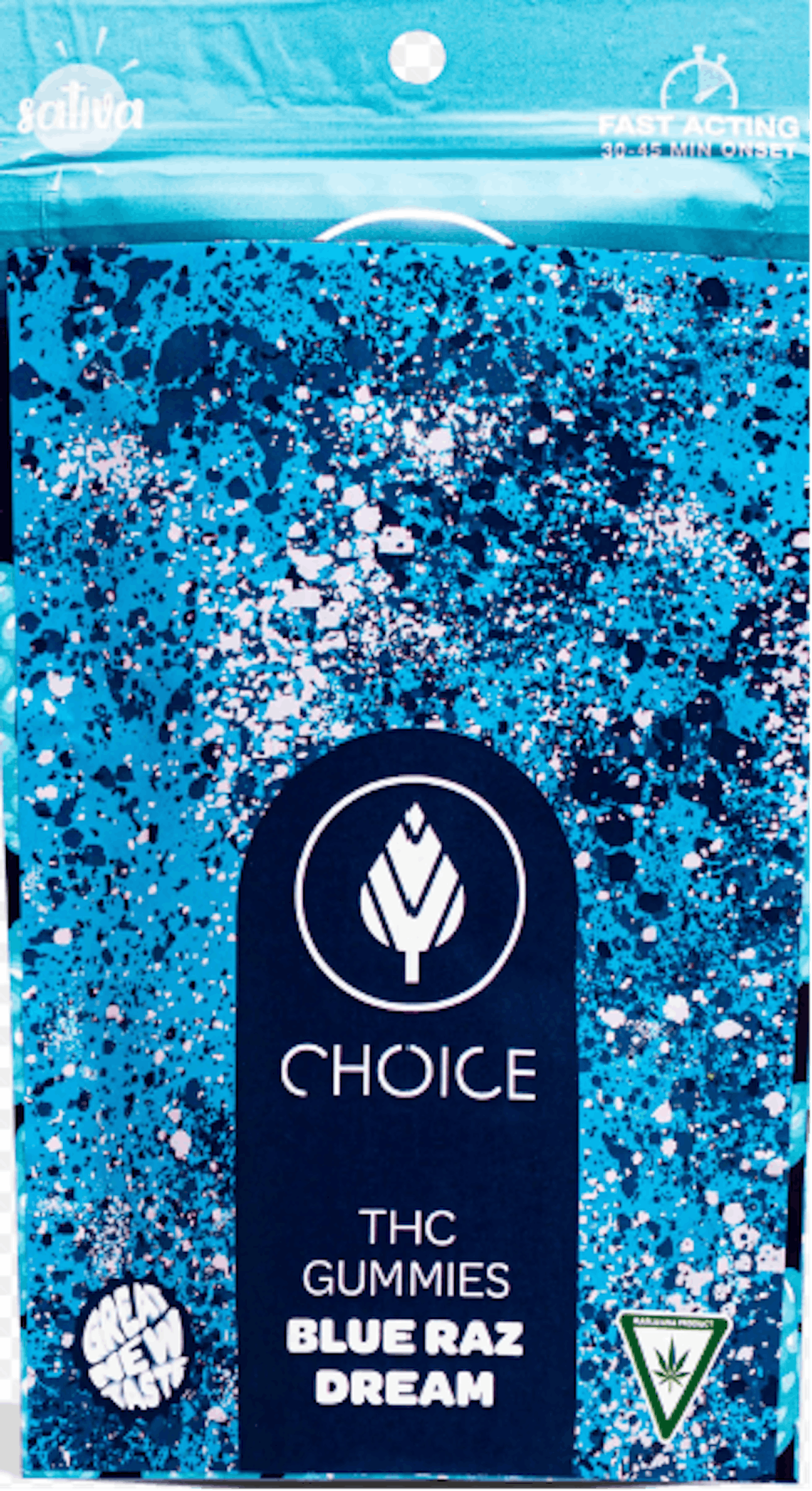 Photo of Choice Chews | Blue Raz (Sativa) | 100mg