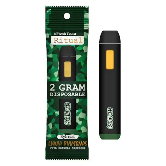 Product: Fresh Coast | Ritual Gelato #33 Liquid Diamond All-In-One Cartridge | 2g