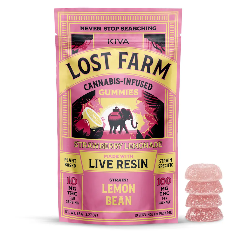 Product Lost Farm Strawberry Lemonade Gummies
