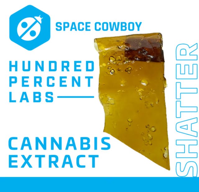 Shatter is a form of concentrate that is made by extracting cannabinoids and terpenes from cured cannabis flower. Shatter is translucent and stable at room temperature, but can range in consistency from very brittle to having a "pull-n-snap" quality.