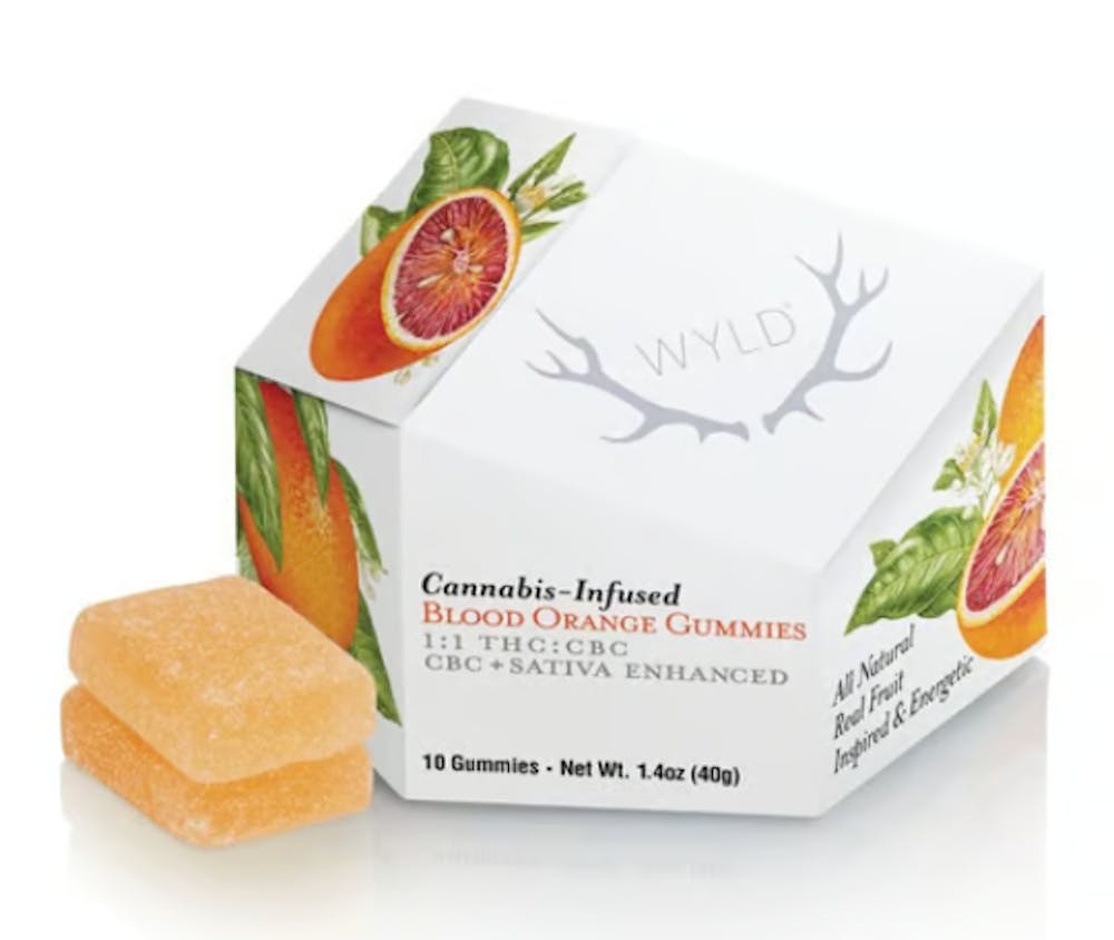 Product Wyld Sativa Enhanced Gummy - Blood Orange 1:1 THC:CBC