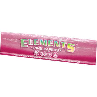 Elements Pink Rice Papers King Size 50ct