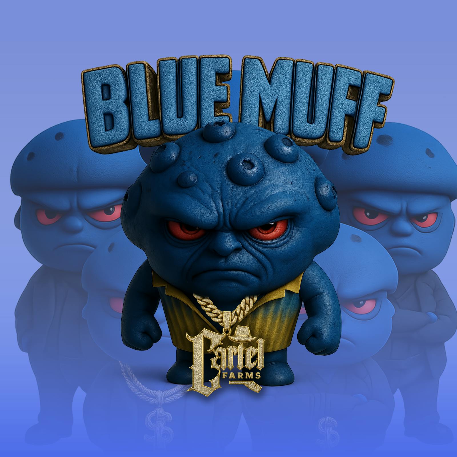 Cartel Farms - 28g Prepack - Blueberry Muffin