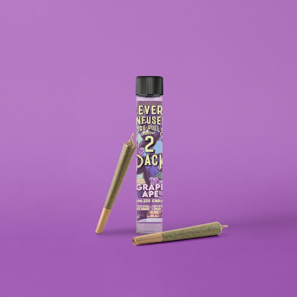 Revert Infused Pre Roll Grape Ape 2 Pack