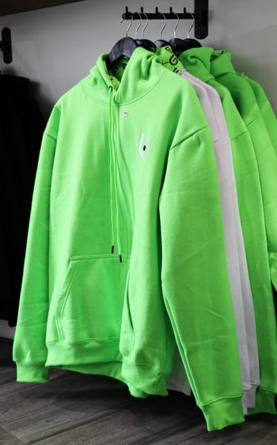 Lime green best sale polo hoodie