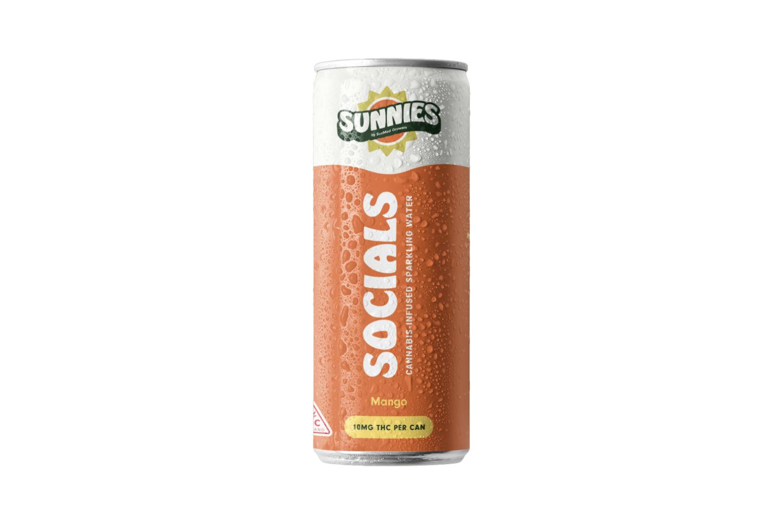 Socials I Mango Sparkling Water 10mg | Chesapeake Apothecary