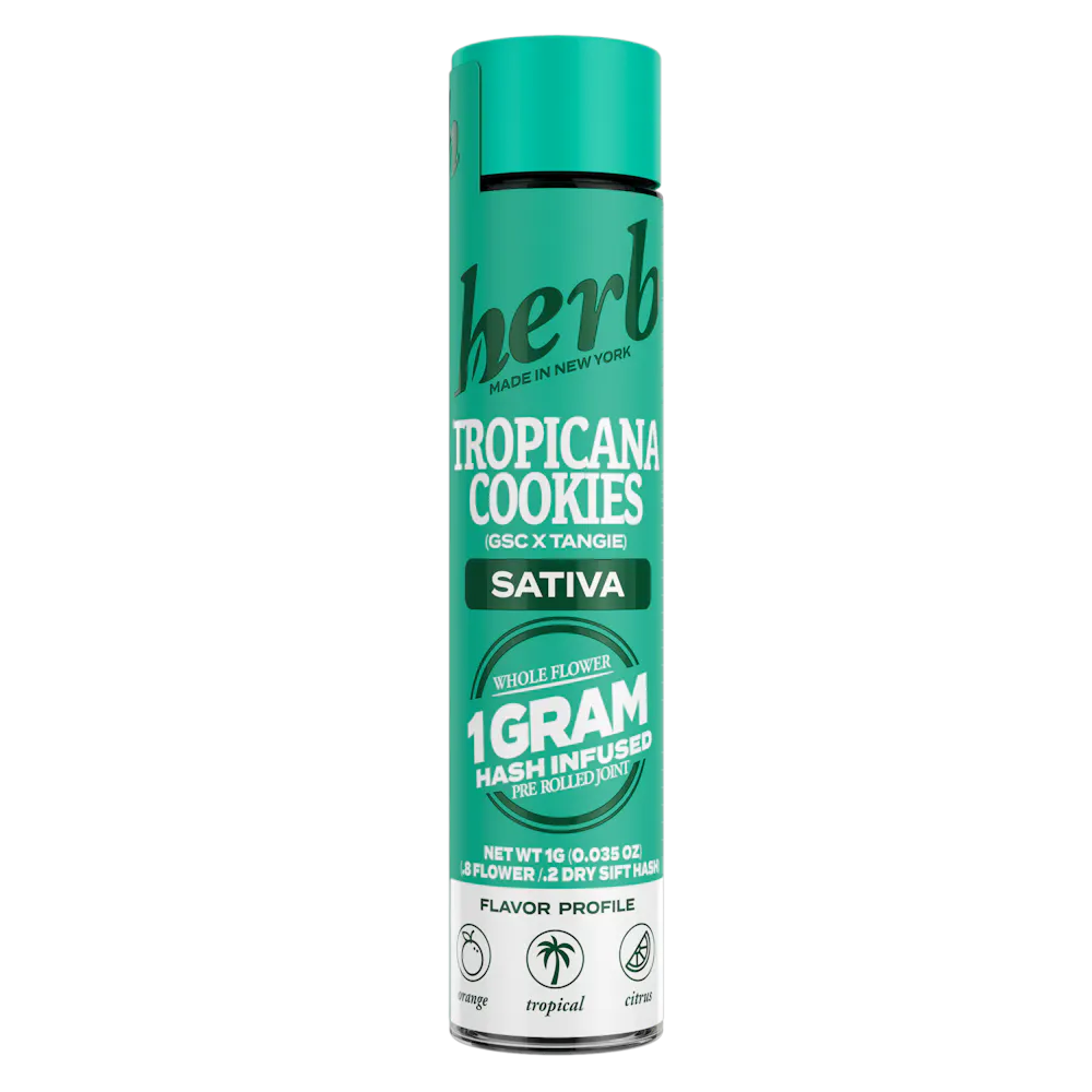Product Herb - Tropicana Cookies - 1g - Infused Preroll