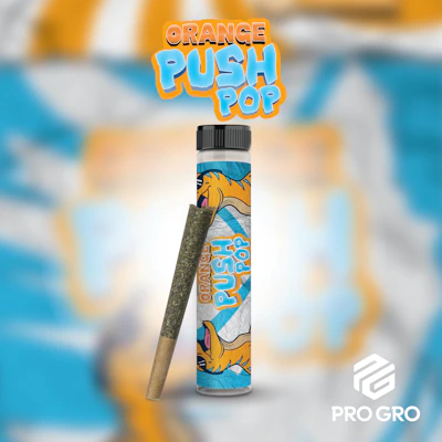 Orange Push Pop 1g Pre-Roll - PRE_ROLLS by Pro Gro at King of Budz