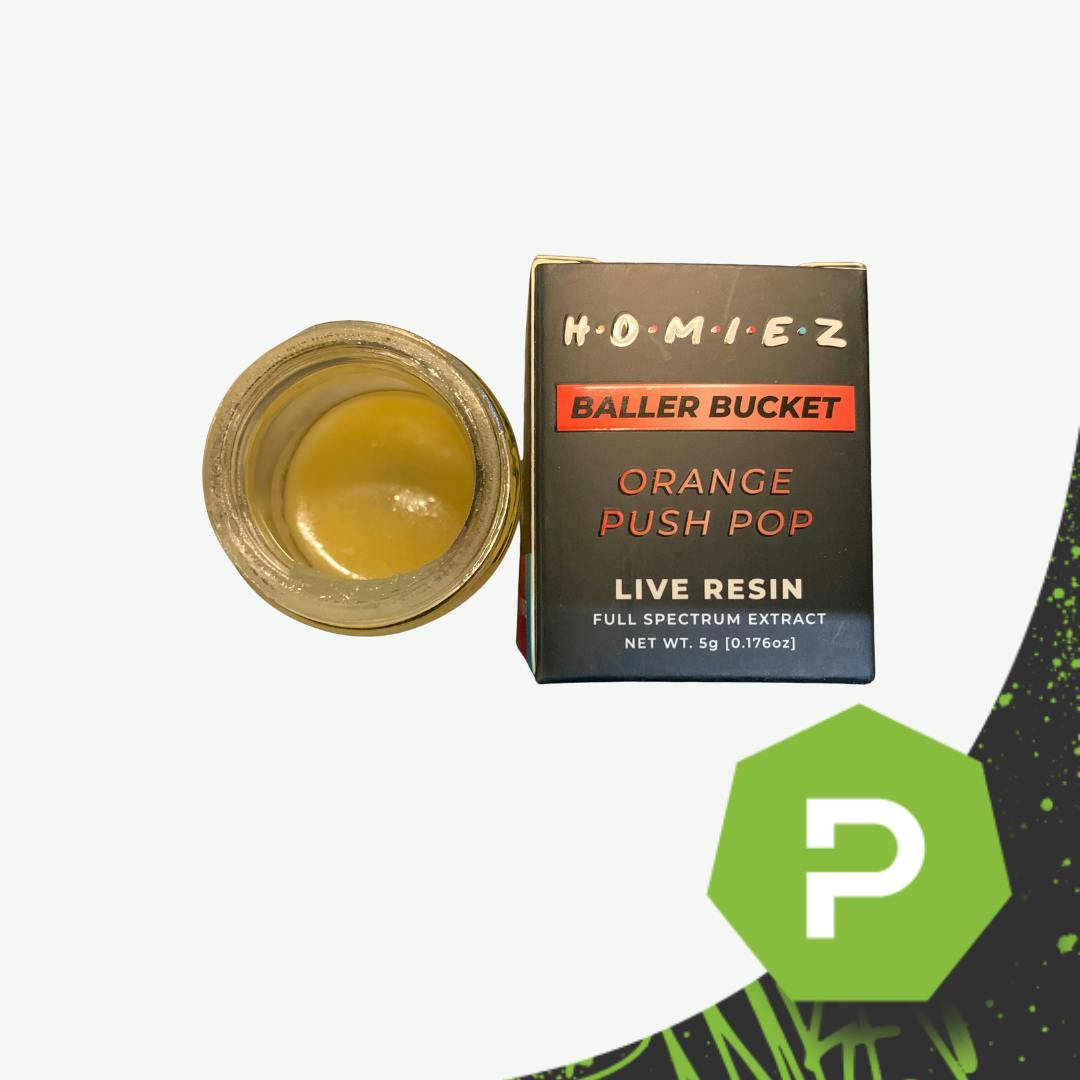 HOMIEZ Homiez 5g Baller Bucket | Orange Push Pop - Puff Cannabis