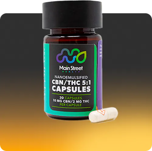 5:1 CBN:THC Capsule | 2 mg | 30ct-active