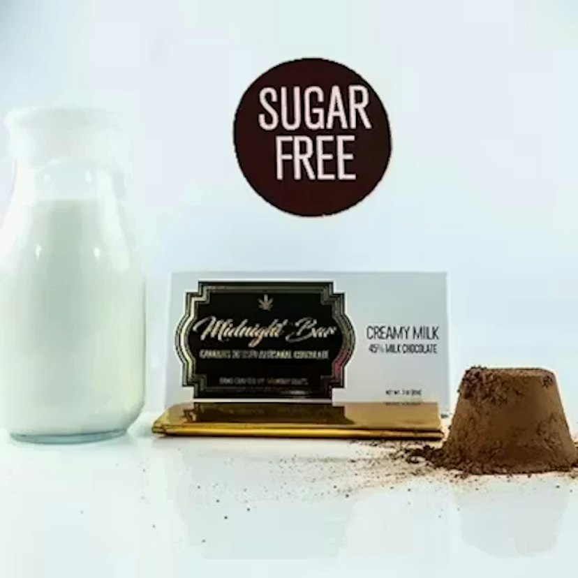 Midnight Roots - Sugar Free Milk Chocolate Midnight Bar 200mg Chocolate ...