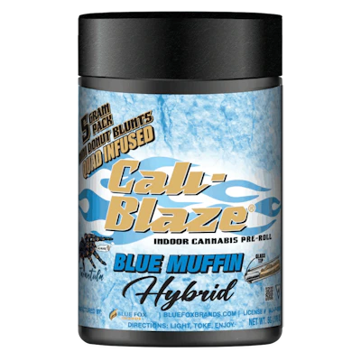 Blue Muffin Mini Blunts 5-Pack | 5g - PRE_ROLLS by Cali-Blaze at King of Budz