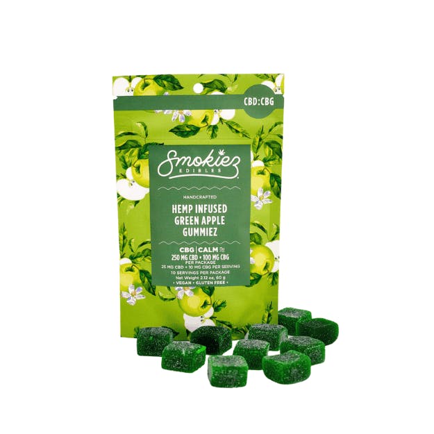 GREEN APPLE FRUIT CHEW GUMMIES (1:1 THC/CBG)